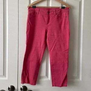 NWT Talbots  5 Pocket Signature Crop Jeans Slim Women's Size 8P